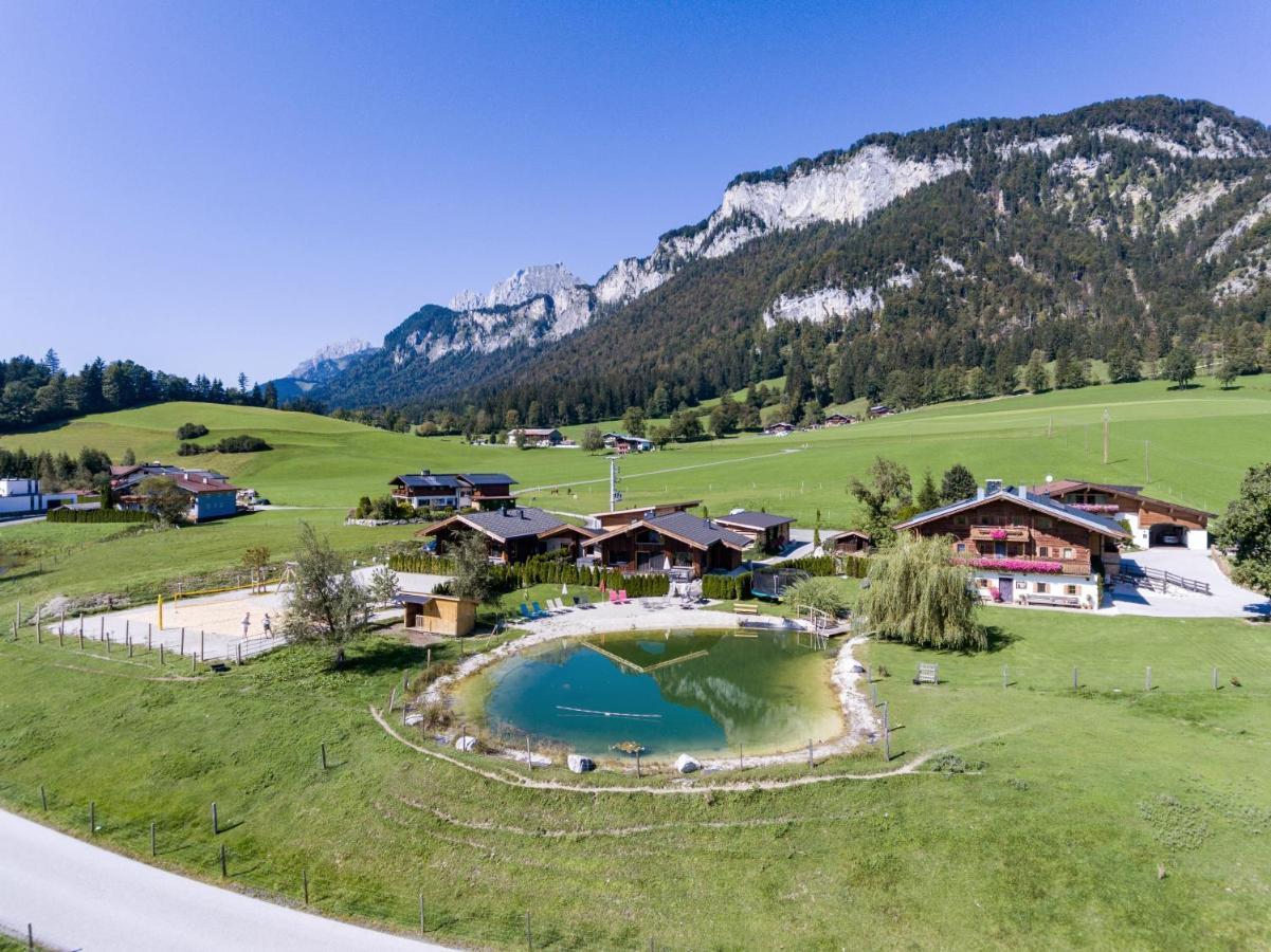 Narzenhof Wellness Chalets, Familien & Luxus Apartments Am Bauernhof Sankt Johann in Tirol Ngoại thất bức ảnh