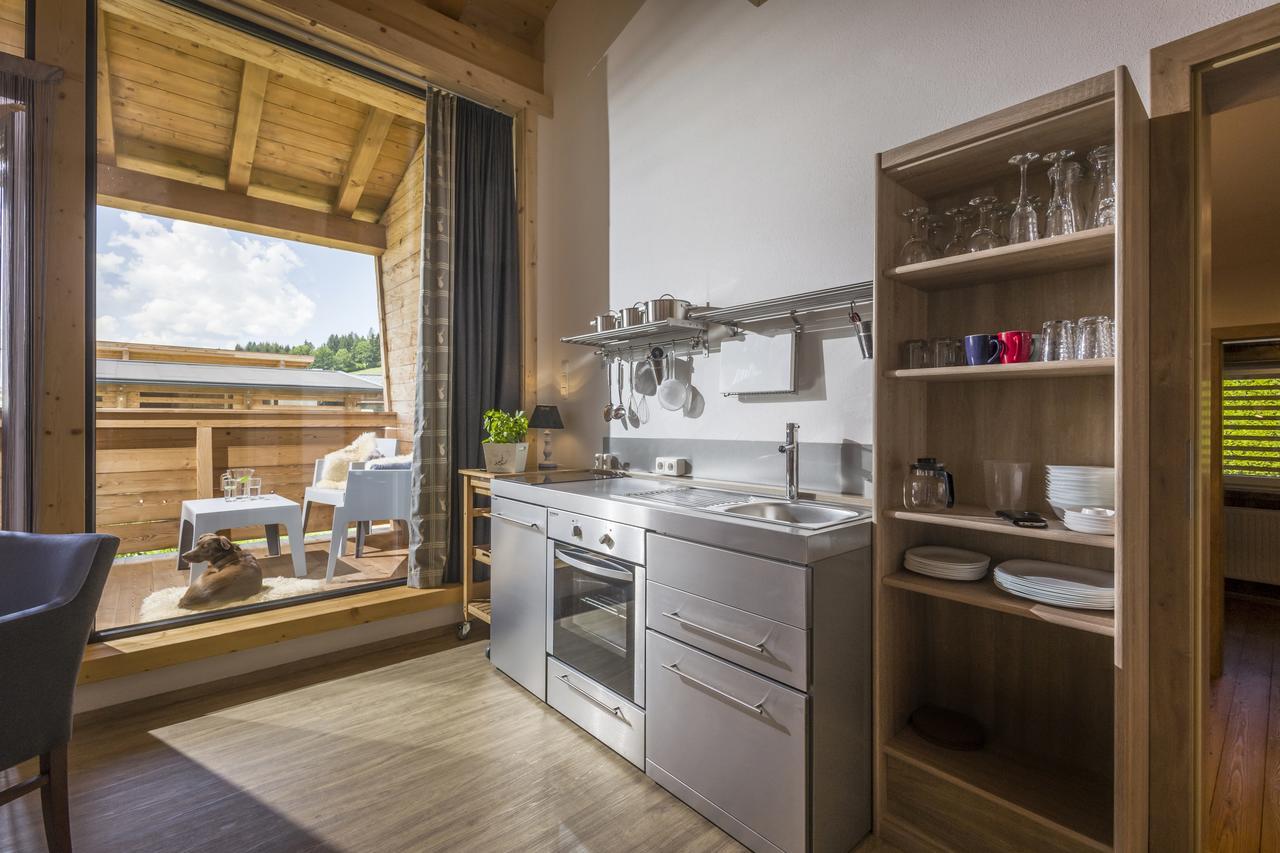 Narzenhof Wellness Chalets, Familien & Luxus Apartments Am Bauernhof Sankt Johann in Tirol Ngoại thất bức ảnh