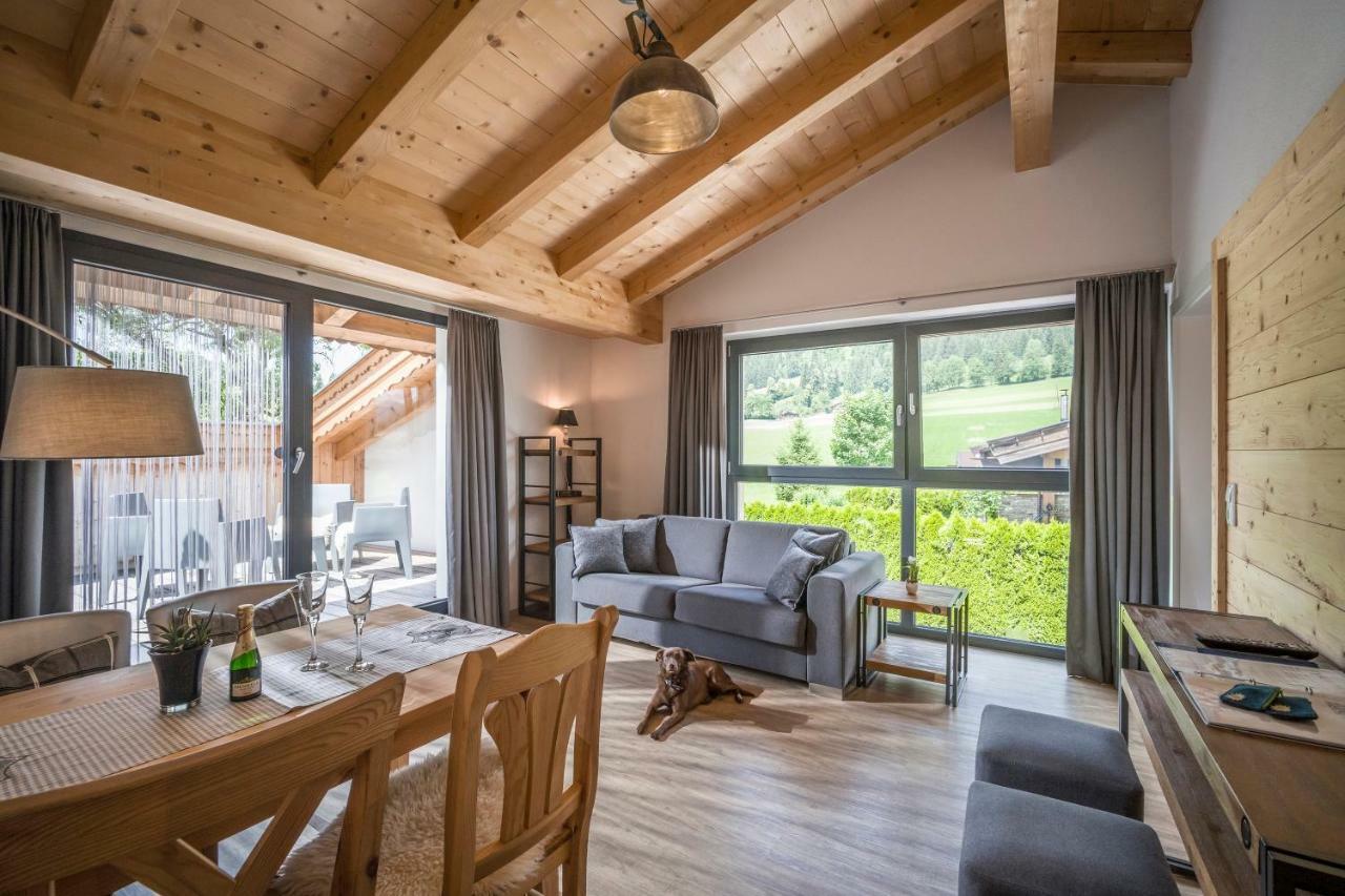 Narzenhof Wellness Chalets, Familien & Luxus Apartments Am Bauernhof Sankt Johann in Tirol Ngoại thất bức ảnh
